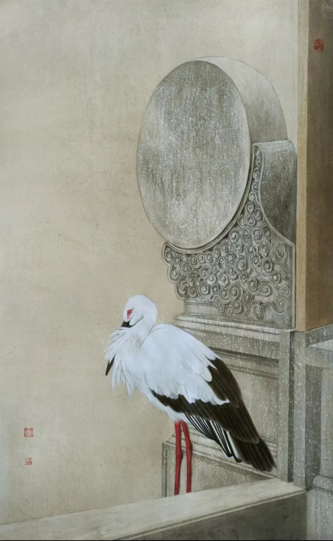 风过虚空，著名画家赵芳应邀参展“丹青颂中华——全国书画名家邀请展”