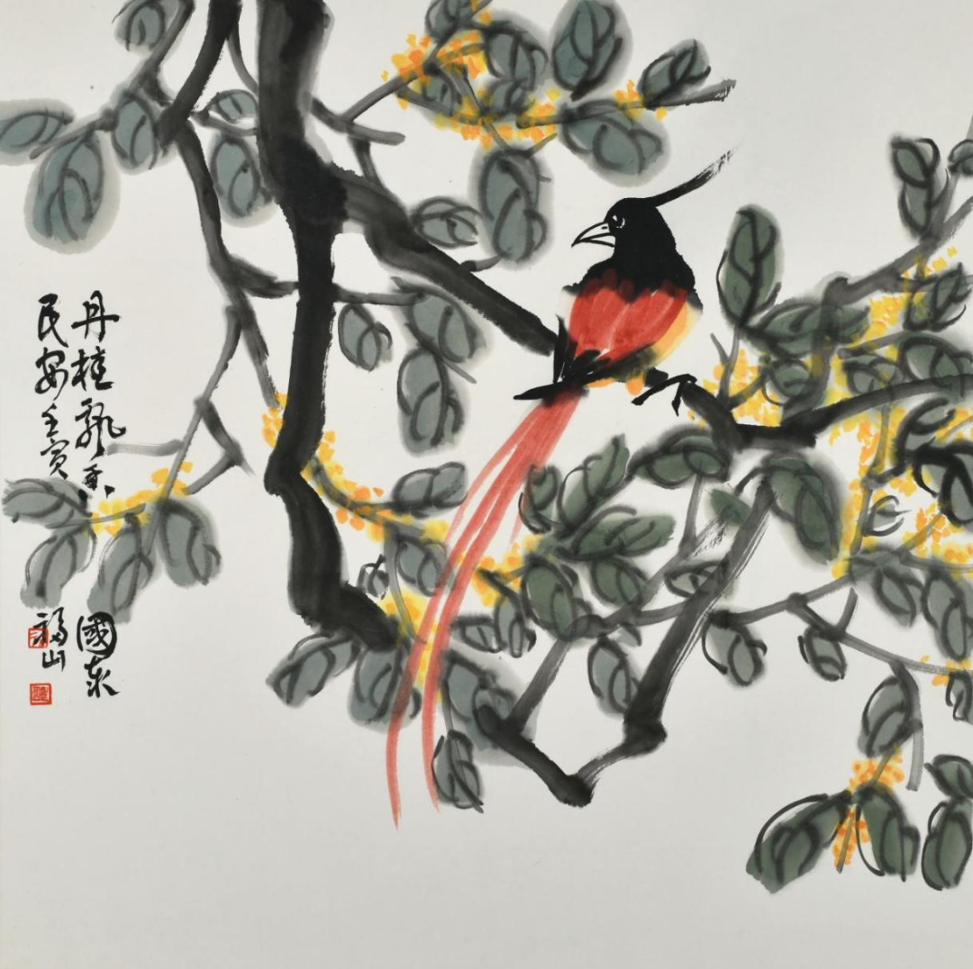 丹桂飘香秋意浓，著名画家徐福山应邀参展“丹青颂中华——全国书画名家邀请展”