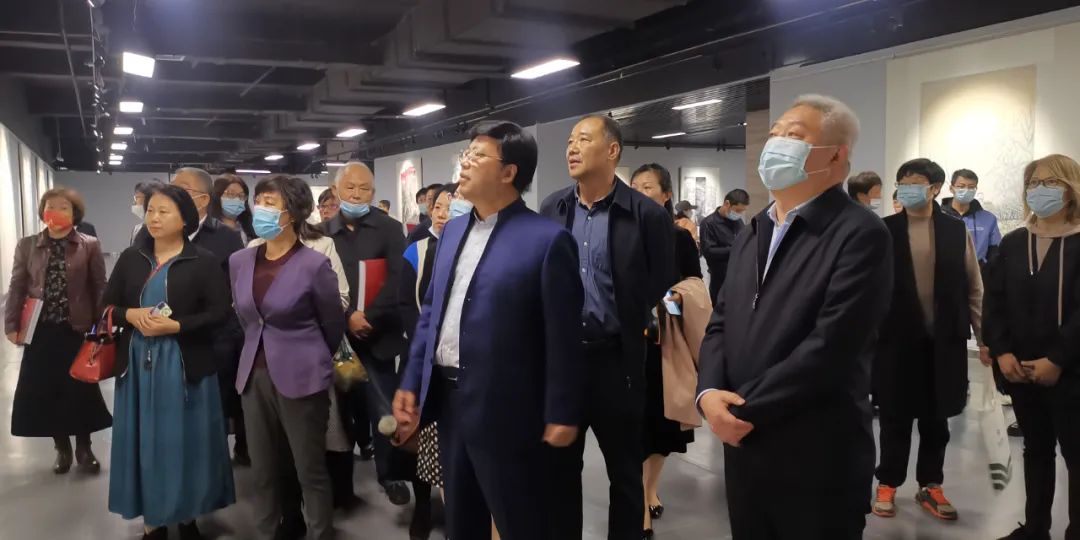 “喜迎二十大 奋进新征程 ·永远的沂蒙一一山东省画院系统迎接二十大中国画作品临沂巡展”隆重开幕