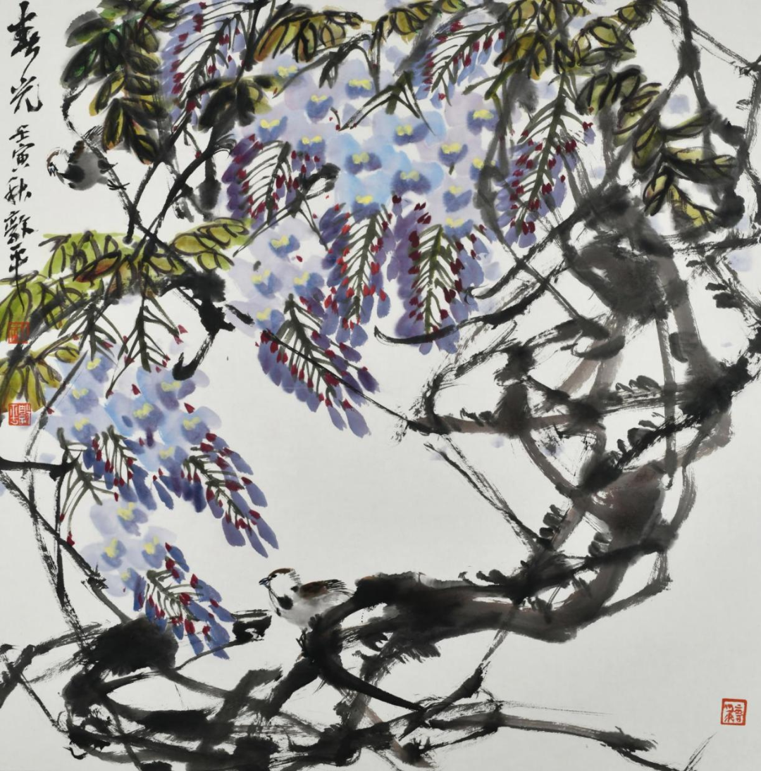 春色满园，著名画家许敦平应邀参展“丹青颂中华——全国书画名家邀请展”