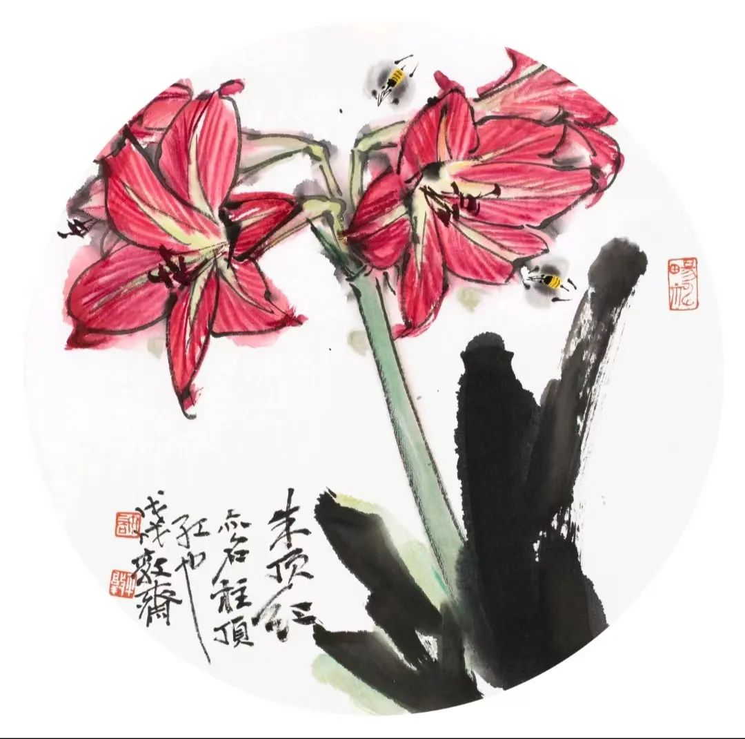 春色满园，著名画家许敦平应邀参展“丹青颂中华——全国书画名家邀请展”