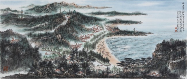 为青岛赋歌——走进著名画家张风塘笔下的“山海家园”