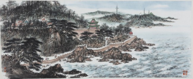 为青岛赋歌——走进著名画家张风塘笔下的“山海家园”