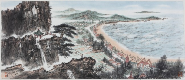 为青岛赋歌——走进著名画家张风塘笔下的“山海家园”