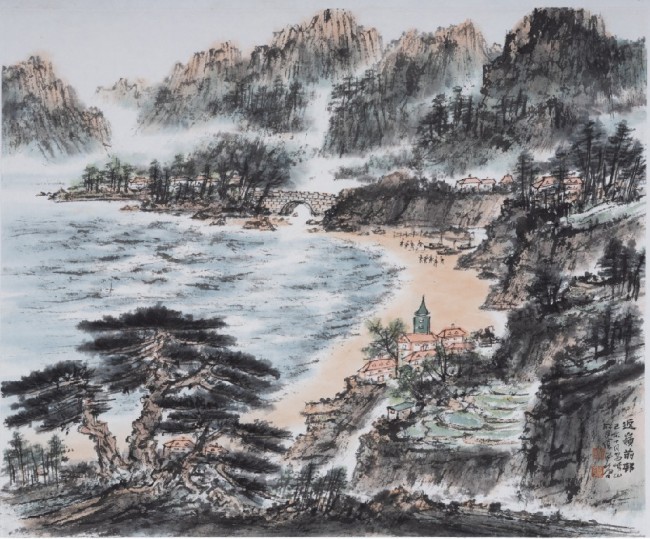 为青岛赋歌——走进著名画家张风塘笔下的“山海家园”