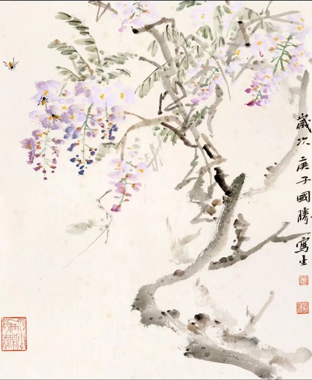 野菊共秋鹌，著名画家刘国胜应邀参展“丹青颂中华——全国书画名家邀请展”