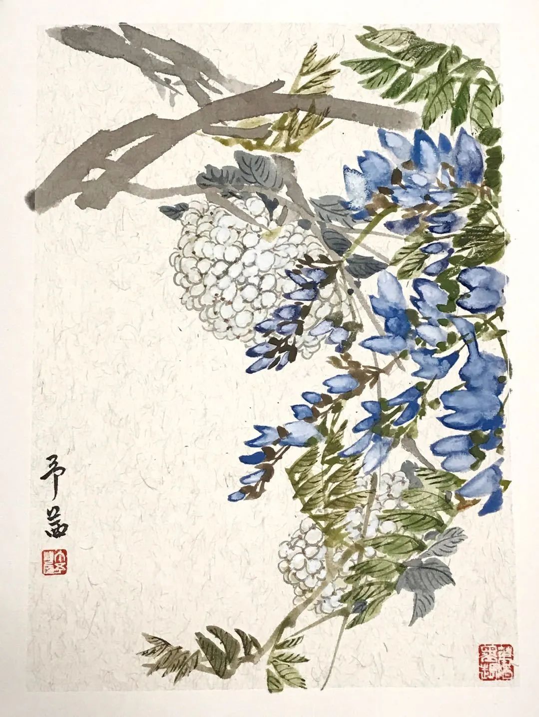 结心寄青松，青年画家丁予茜应邀参展“丹青颂中华——全国书画名家邀请展”