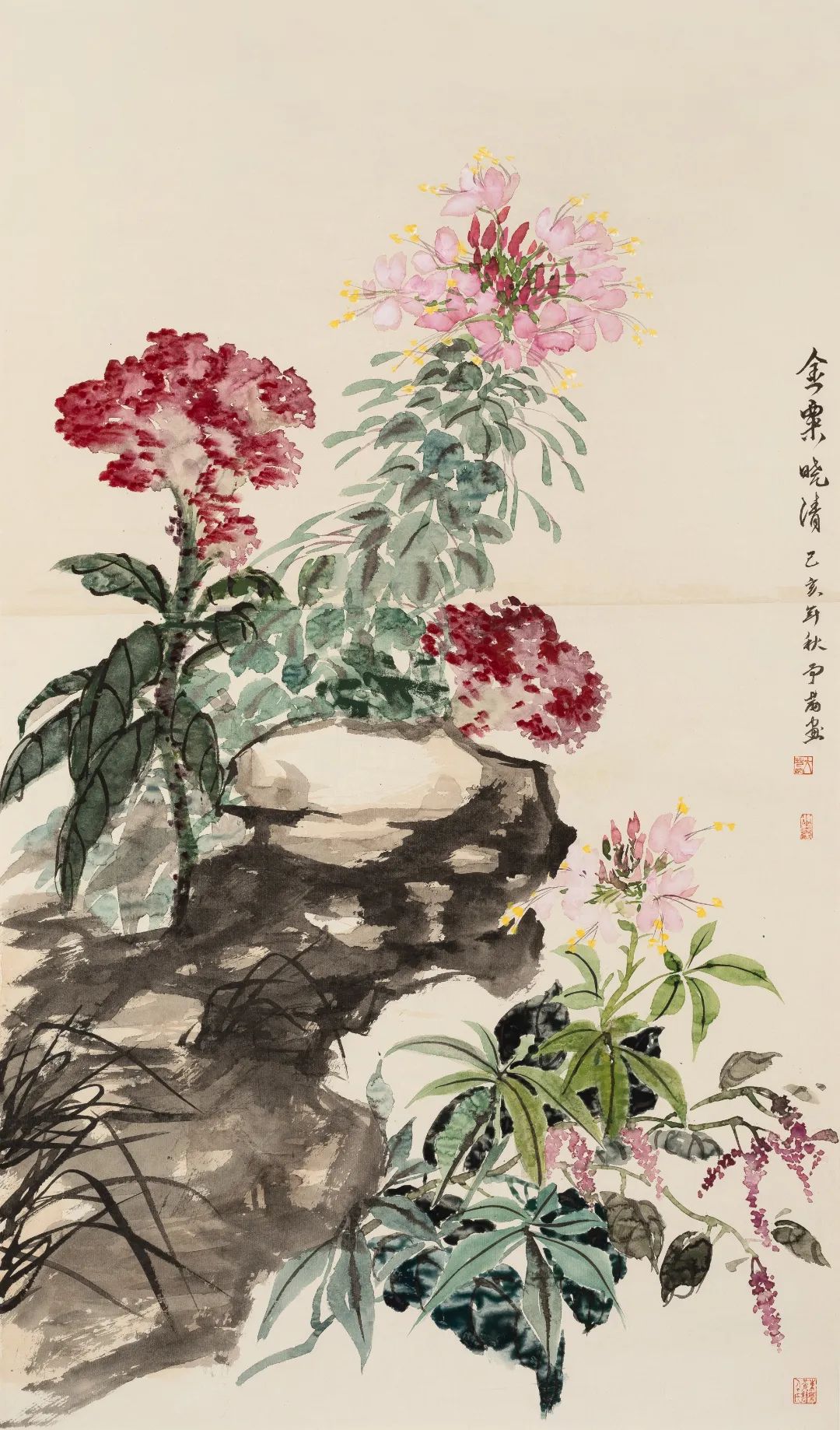 结心寄青松，青年画家丁予茜应邀参展“丹青颂中华——全国书画名家邀请展”