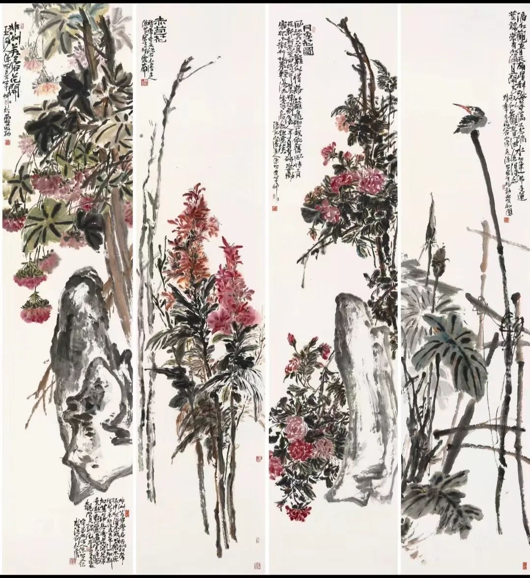 花引蝶 蝶恋花，青年画家陈昭应邀参展“丹青颂中华——全国书画名家邀请展”