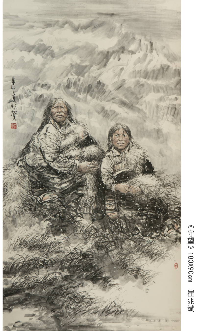 夏花清雅，青年画家崔兆斌应邀参展“丹青颂中华——全国书画名家邀请展”