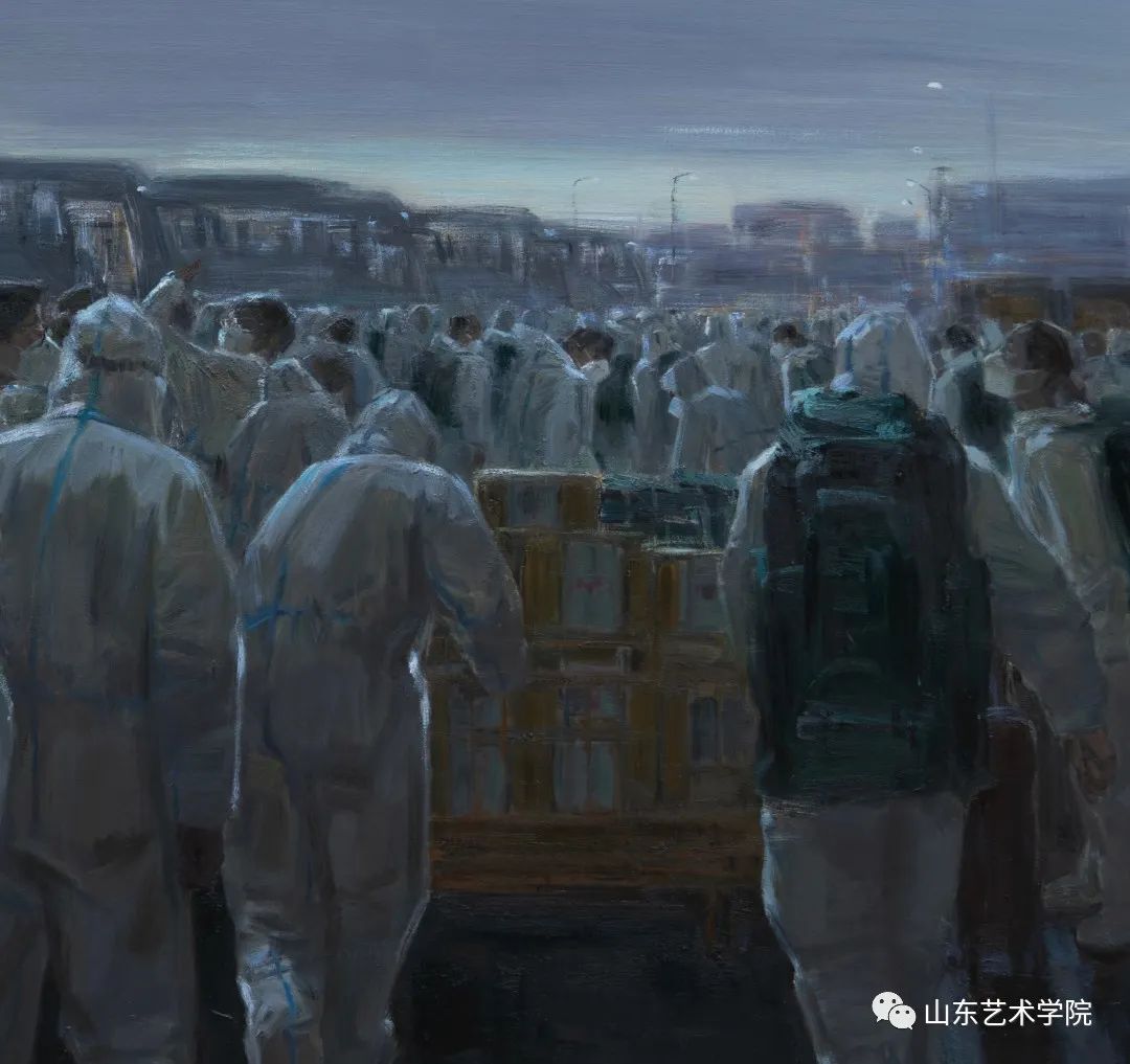 传达一种希望，将现实照亮——走近山东艺术学院油画《晨光》