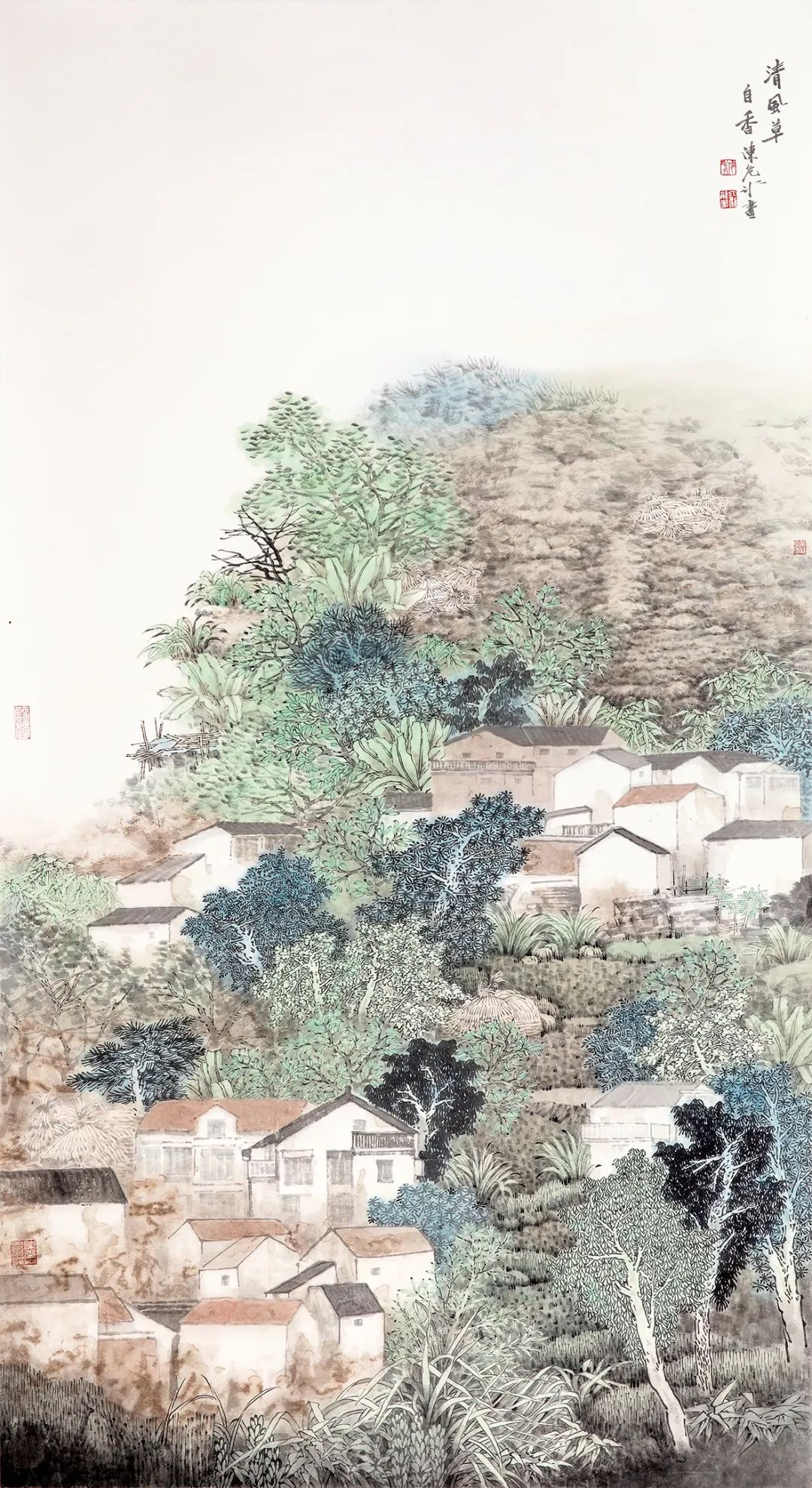 晕染江南烟景，著名画家陈危冰应邀参展“水墨方阵·盛世华章——全国水墨画名家邀请展”