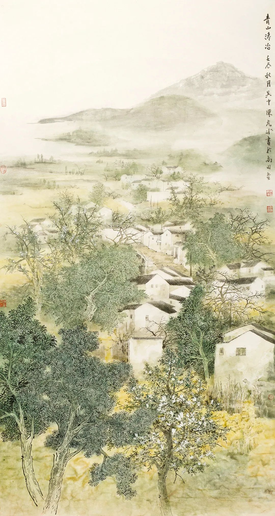 晕染江南烟景，著名画家陈危冰应邀参展“水墨方阵·盛世华章——全国水墨画名家邀请展”