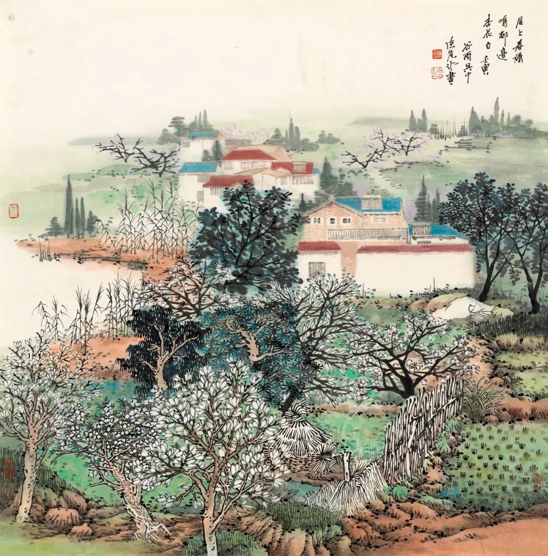 晕染江南烟景，著名画家陈危冰应邀参展“水墨方阵·盛世华章——全国水墨画名家邀请展”