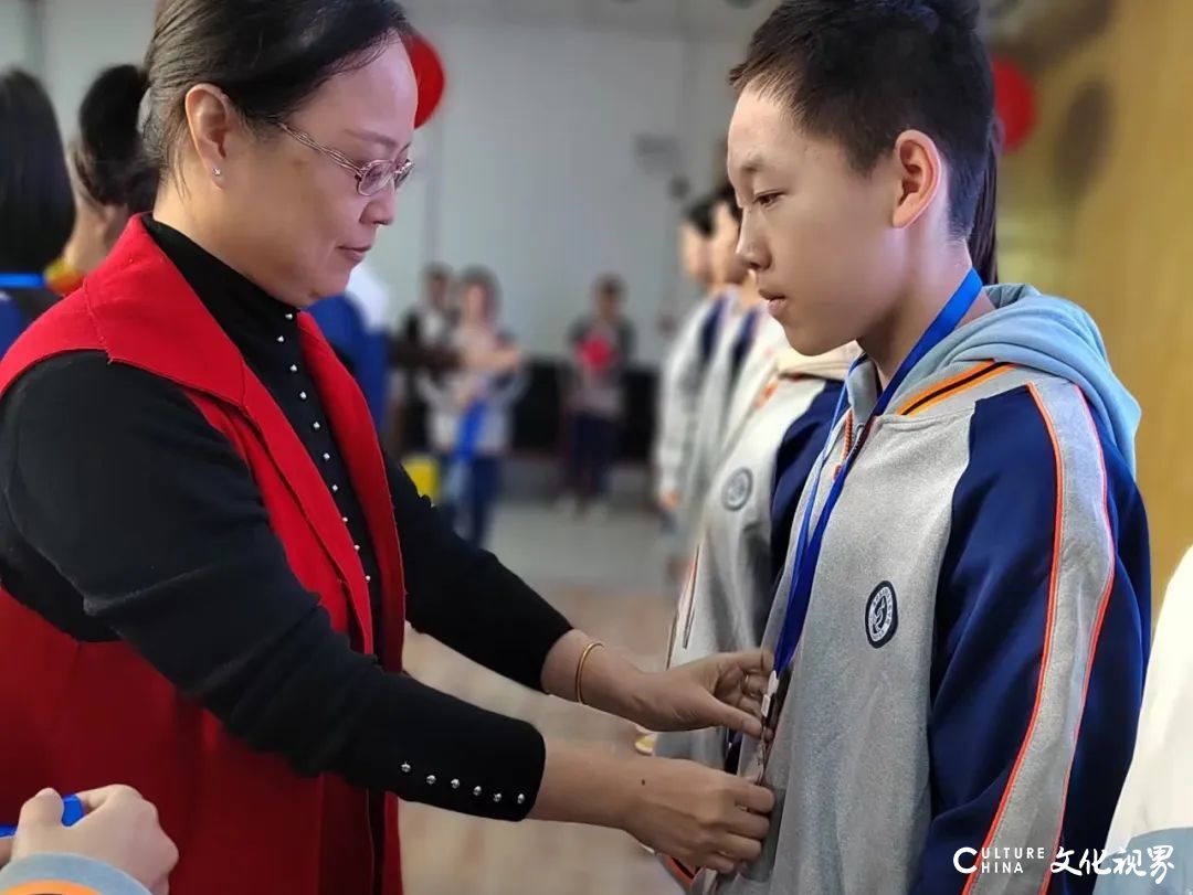 德州齐河县山师东海实验学校初中部学生会隆重欢迎新成员