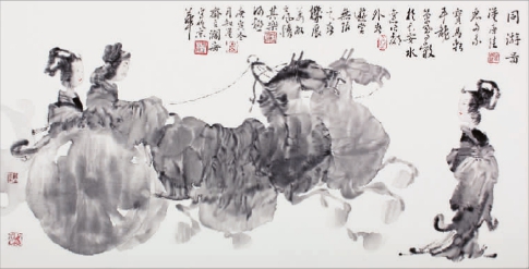 由石转墨  融书于画——著名画家王阔海和他的“新汉画”