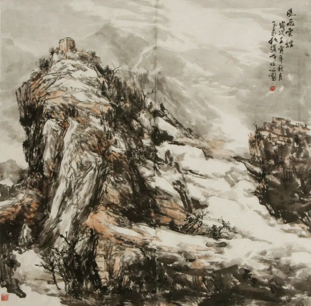 层峦叠翠水涵烟，著名画家李玉泉受邀参展“臻美大境——当代中国山水画名家笔墨品鉴展”