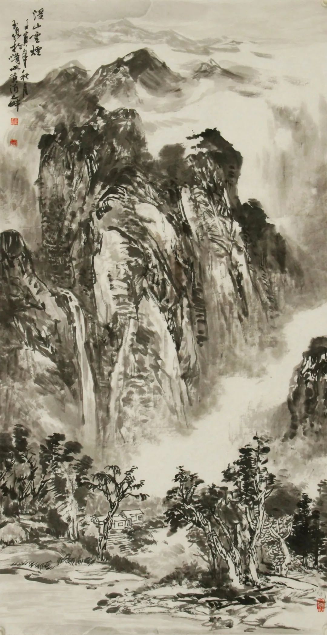 层峦叠翠水涵烟，著名画家李玉泉受邀参展“臻美大境——当代中国山水画名家笔墨品鉴展”