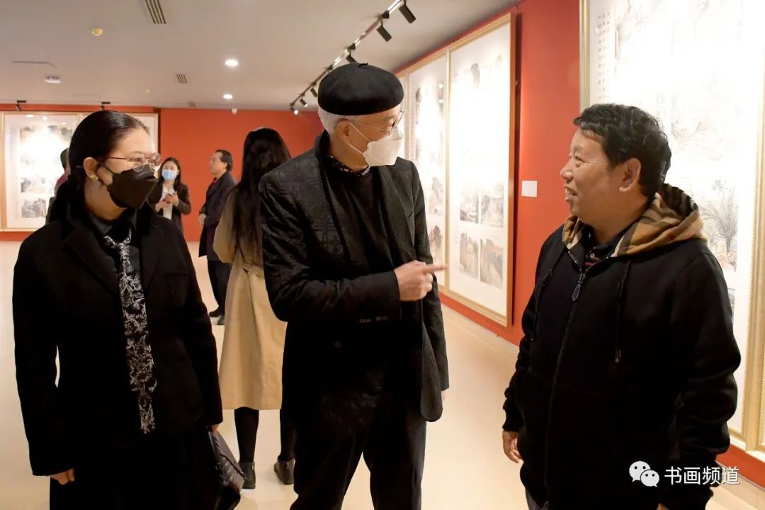 “山河随行——满维起中国画作品展”在北京隆重开幕