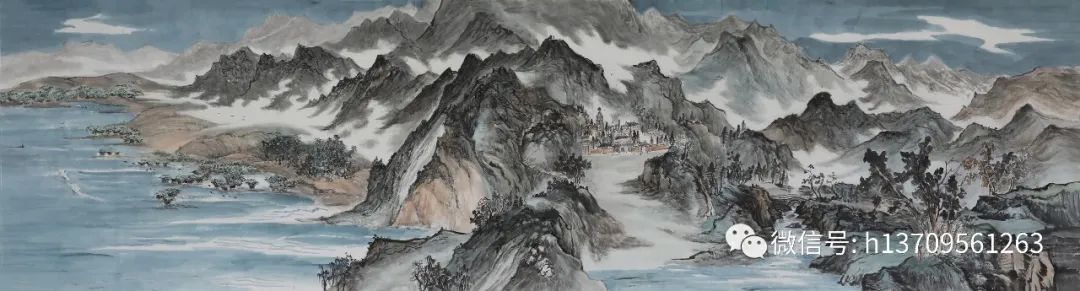 苍茫写万里江山，著名画家何占福受邀参展“臻美大境——当代中国山水画名家笔墨品鉴展”