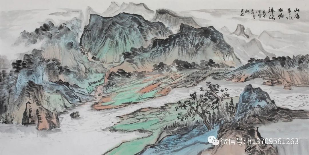 苍茫写万里江山，著名画家何占福受邀参展“臻美大境——当代中国山水画名家笔墨品鉴展”