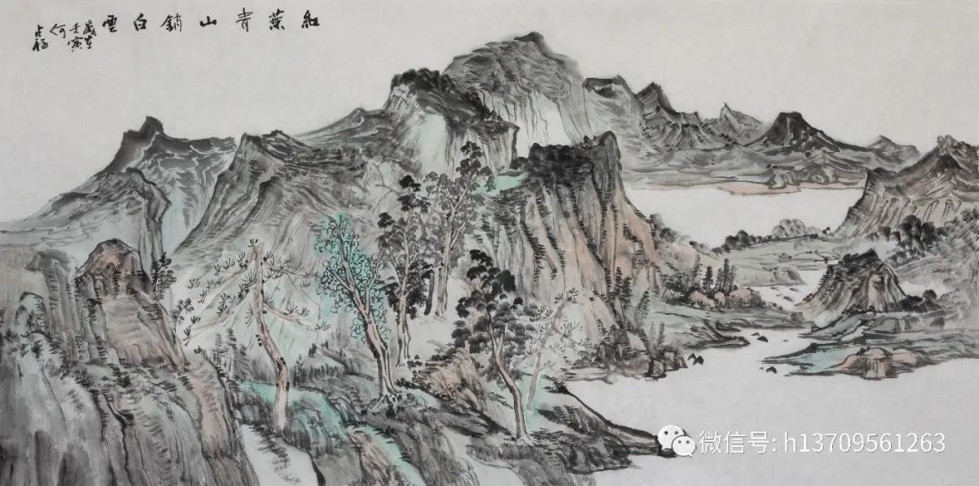 苍茫写万里江山，著名画家何占福受邀参展“臻美大境——当代中国山水画名家笔墨品鉴展”