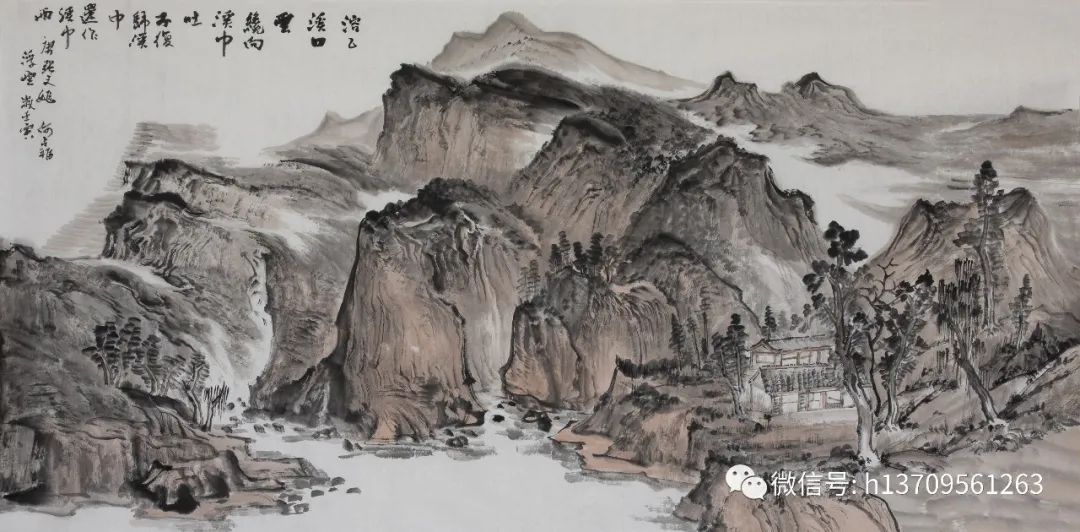 苍茫写万里江山，著名画家何占福受邀参展“臻美大境——当代中国山水画名家笔墨品鉴展”