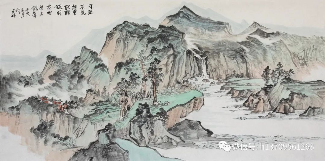 苍茫写万里江山，著名画家何占福受邀参展“臻美大境——当代中国山水画名家笔墨品鉴展”