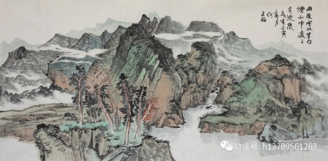 苍茫写万里江山，著名画家何占福受邀参展“臻美大境——当代中国山水画名家笔墨品鉴展”