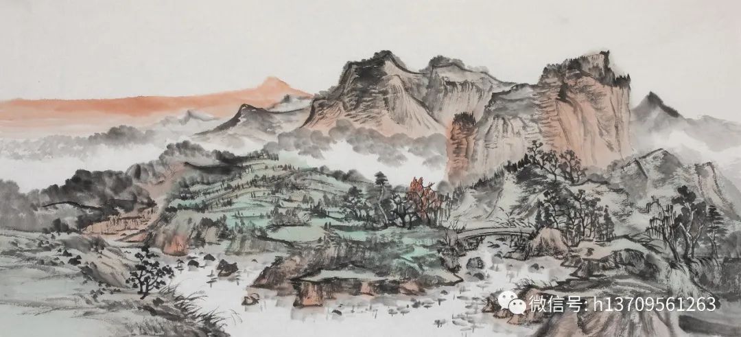 苍茫写万里江山，著名画家何占福受邀参展“臻美大境——当代中国山水画名家笔墨品鉴展”