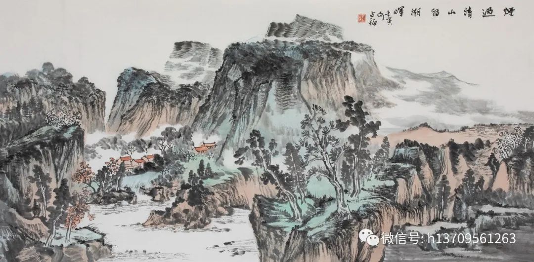 苍茫写万里江山，著名画家何占福受邀参展“臻美大境——当代中国山水画名家笔墨品鉴展”