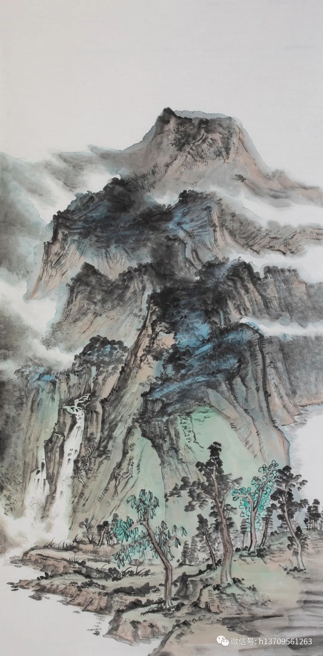 苍茫写万里江山，著名画家何占福受邀参展“臻美大境——当代中国山水画名家笔墨品鉴展”