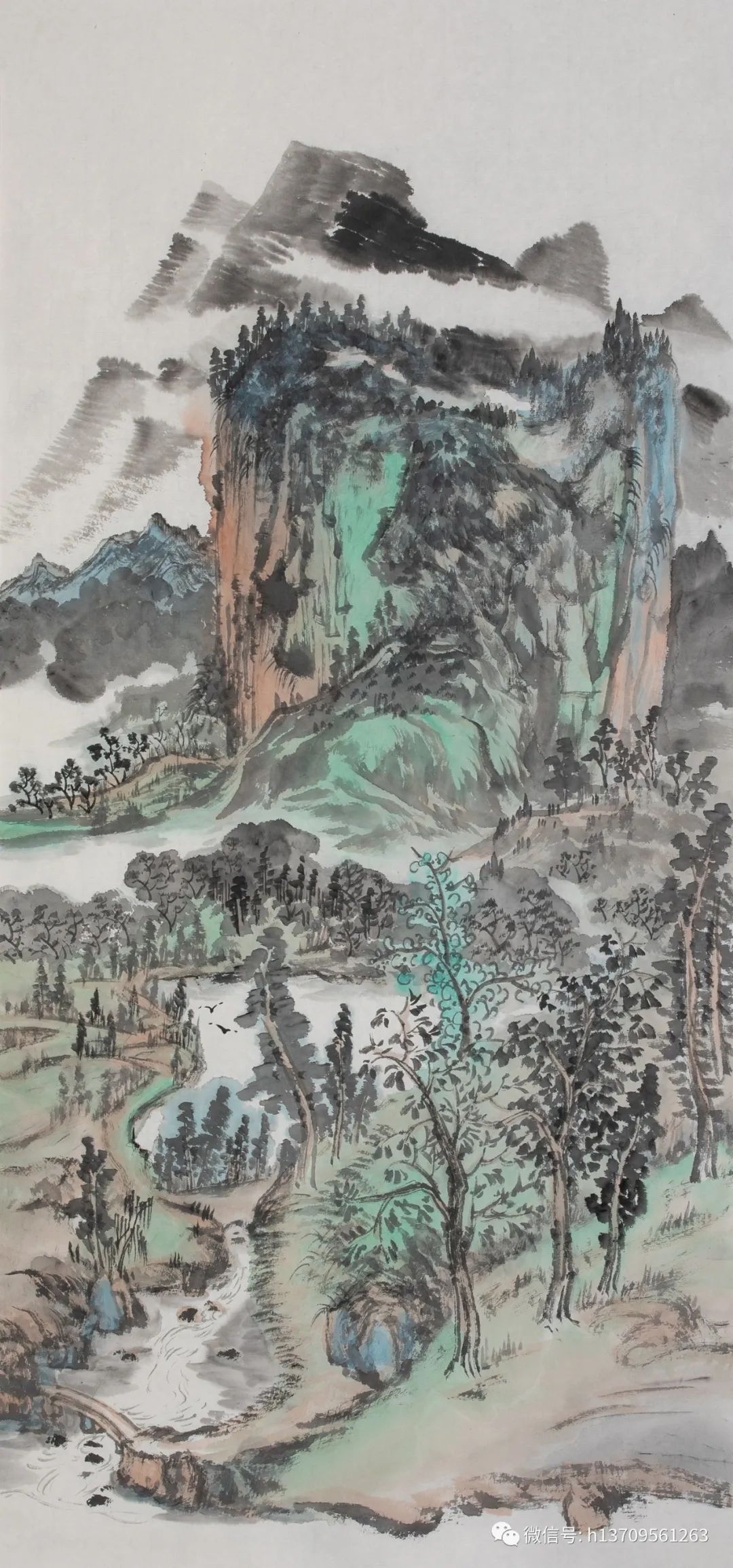 苍茫写万里江山，著名画家何占福受邀参展“臻美大境——当代中国山水画名家笔墨品鉴展”