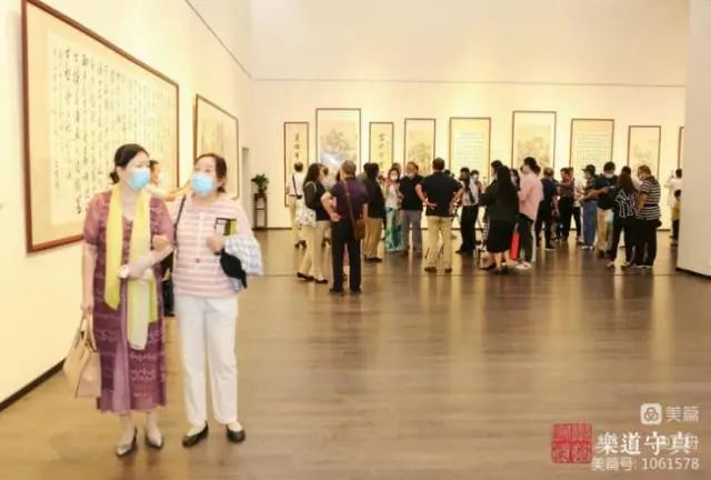 “乐道守真”戴丕昌从教从艺五十周年书画作品展圆满落幕，观展人数创展馆纪录