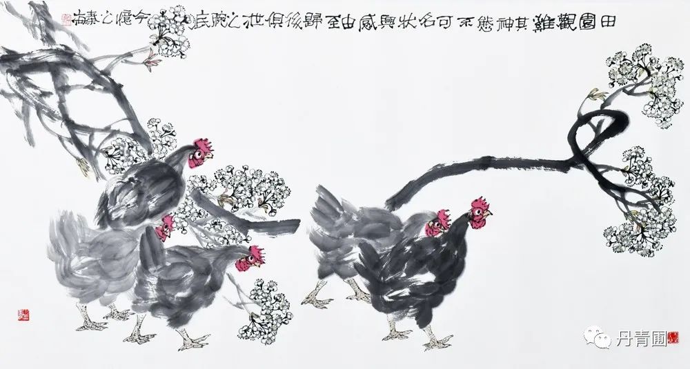 一唱雄鸡天下白——著名画家秦海画鸡作品选