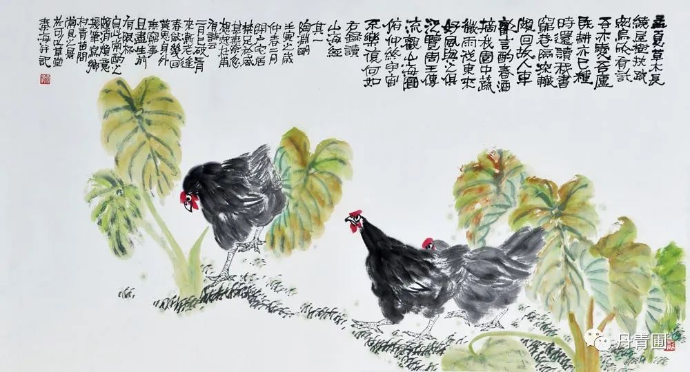 一唱雄鸡天下白——著名画家秦海画鸡作品选