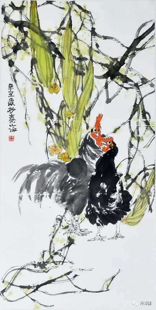 一唱雄鸡天下白——著名画家秦海画鸡作品选