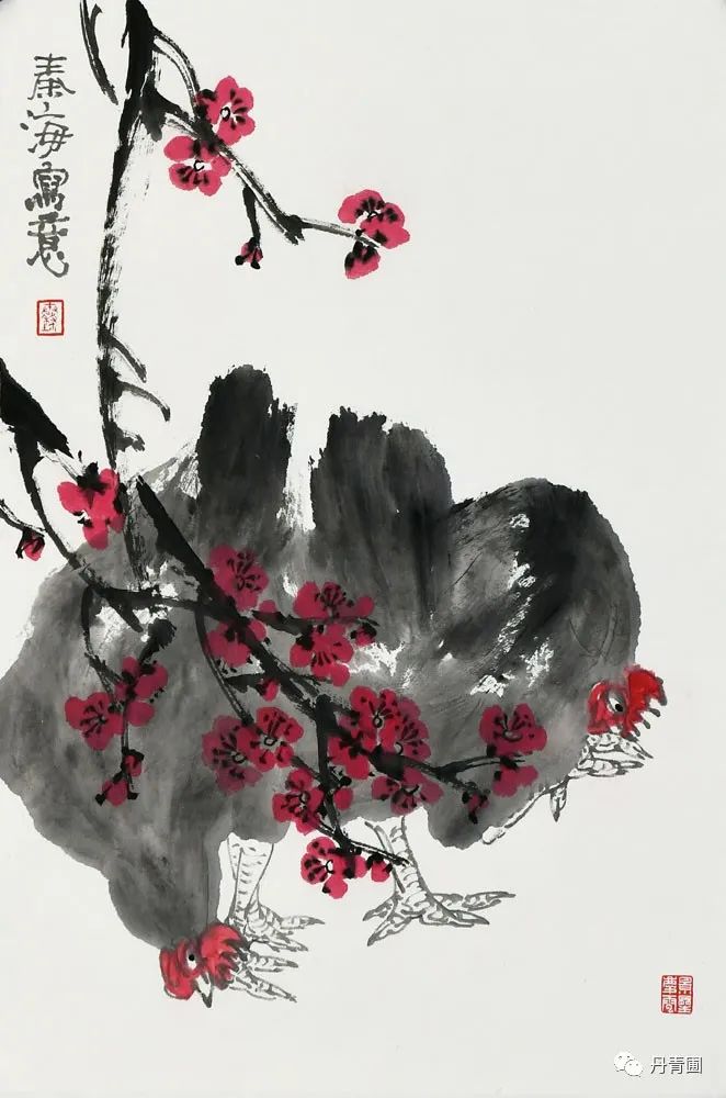 一唱雄鸡天下白——著名画家秦海画鸡作品选