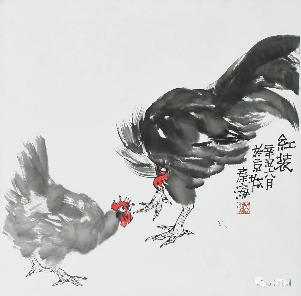 一唱雄鸡天下白——著名画家秦海画鸡作品选