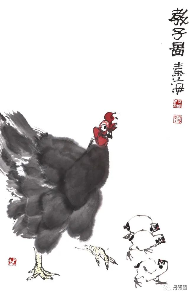 一唱雄鸡天下白——著名画家秦海画鸡作品选