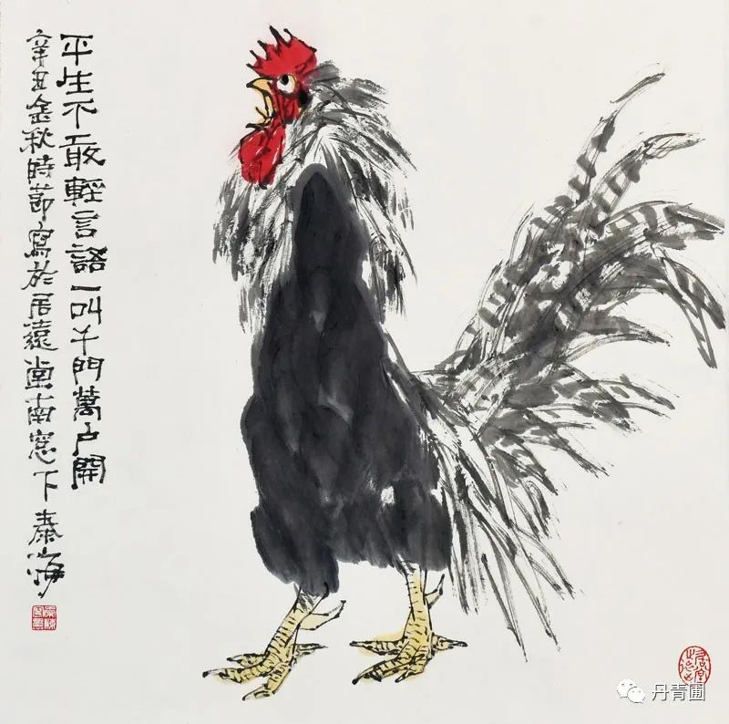 一唱雄鸡天下白——著名画家秦海画鸡作品选