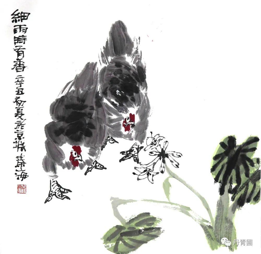 一唱雄鸡天下白——著名画家秦海画鸡作品选