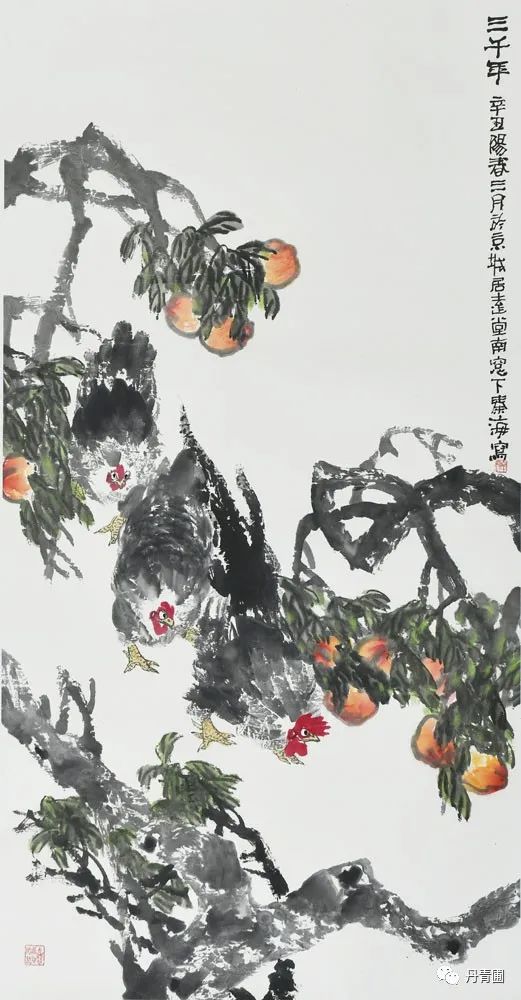 一唱雄鸡天下白——著名画家秦海画鸡作品选