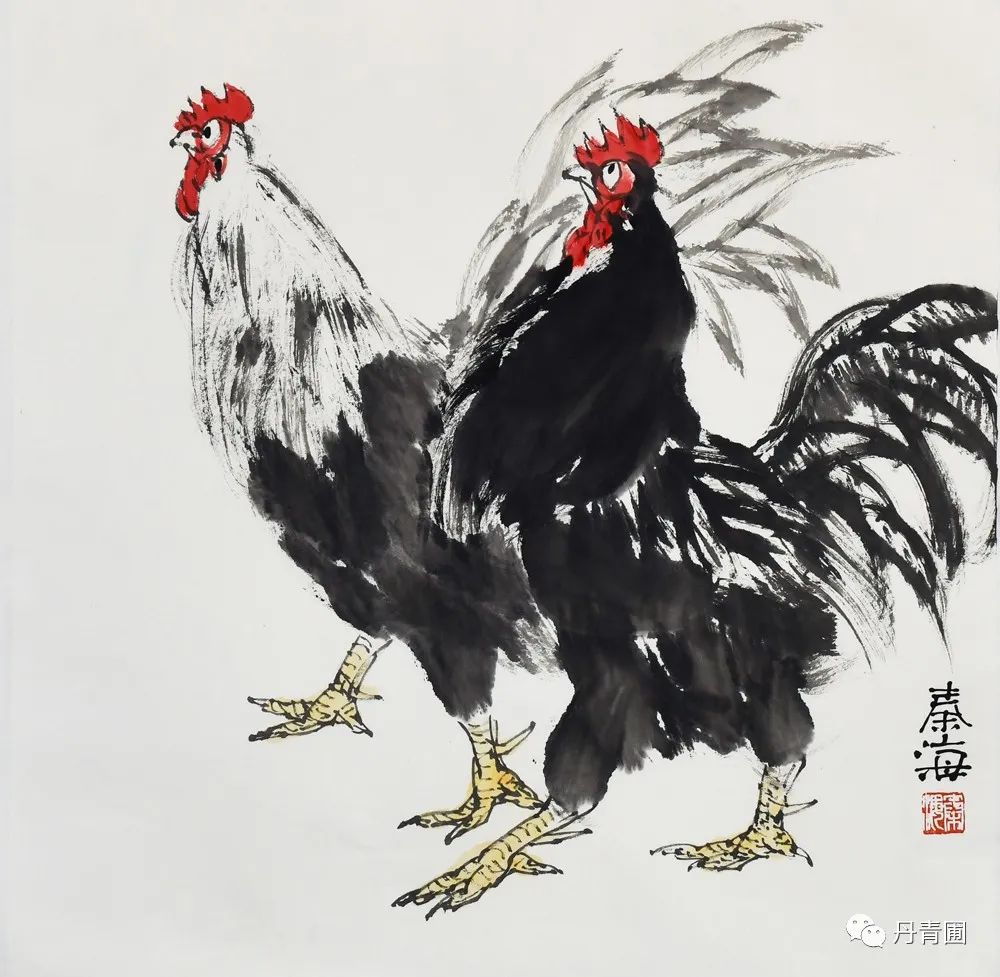 一唱雄鸡天下白——著名画家秦海画鸡作品选