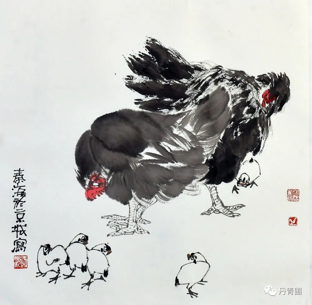 一唱雄鸡天下白——著名画家秦海画鸡作品选