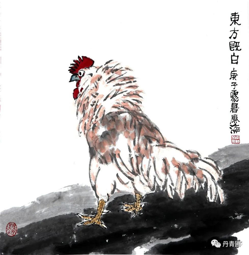 一唱雄鸡天下白——著名画家秦海画鸡作品选