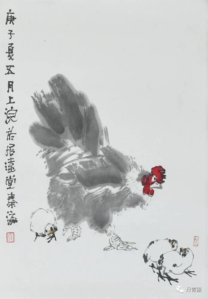 一唱雄鸡天下白——著名画家秦海画鸡作品选