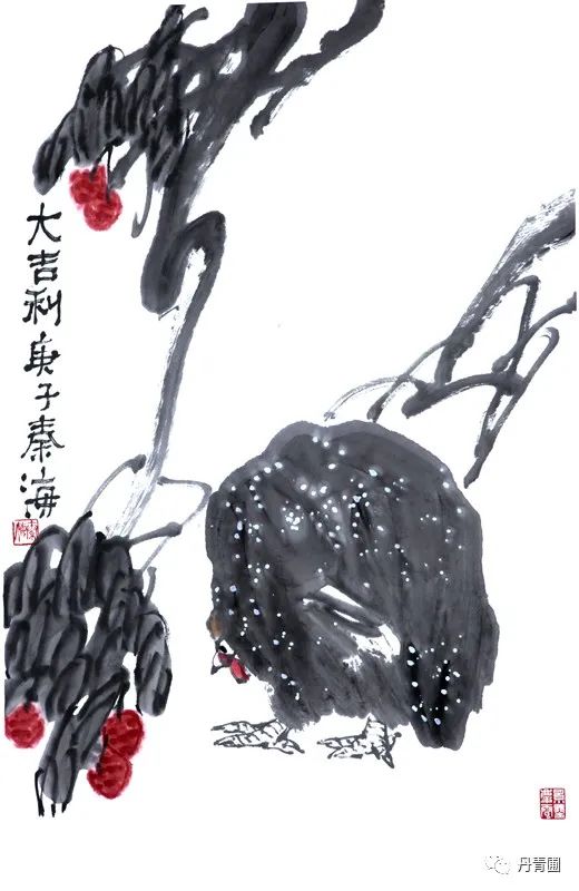 一唱雄鸡天下白——著名画家秦海画鸡作品选