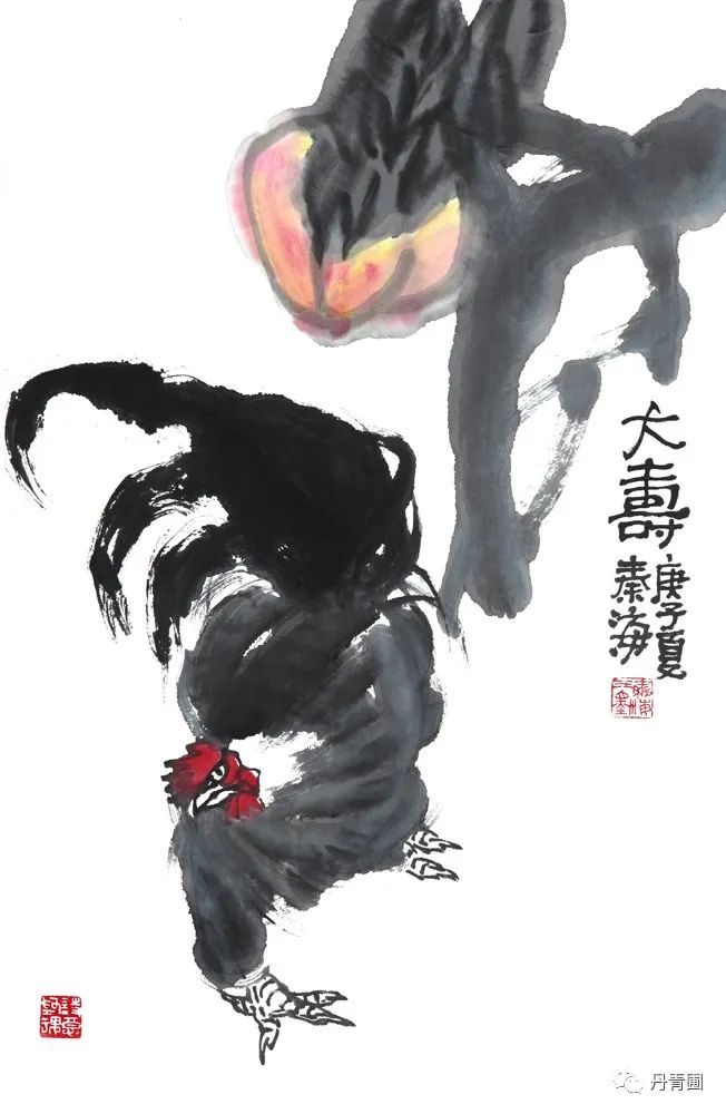 一唱雄鸡天下白——著名画家秦海画鸡作品选