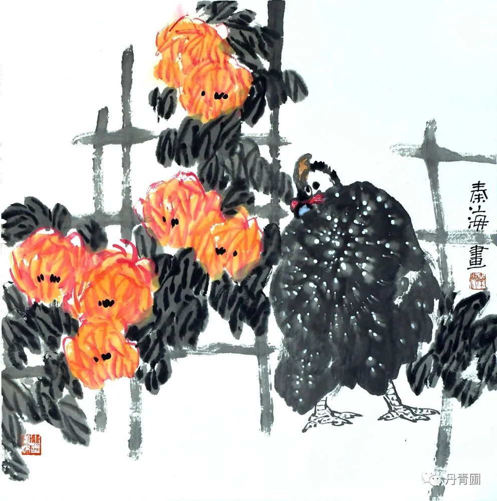 一唱雄鸡天下白——著名画家秦海画鸡作品选